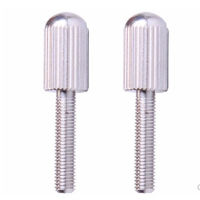 20Pcs M2.5 M3 M4 M5 M2 304สแตนเลส Knurled สกรูหัวเล็ก Thumb สกรูมือกระชับผ้าม่านล็อคสกรู