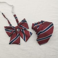 【CW】 RedStripedTop Student JK/DK CollegeJapanese Hand Tie Bow Tie Bow Tie School Uniform Business Attirewomen tie