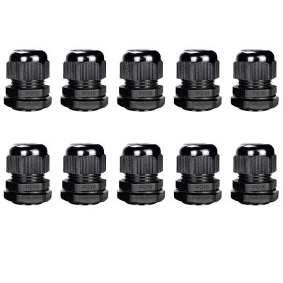 10pcs Assortment Wire Protectors Wire Boxes Outdoor Cable Glands Joints Nylon Cable Gland Cables Connectors