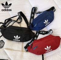 พร้อมส่ง!ADIDASกระเป๋าสะพายคาดเอวลำลองสำหรับบุรุษและสตรีสไตล์ใหม่กระเป๋าคาดหน้าอกกระเป๋าสะพายข้าง