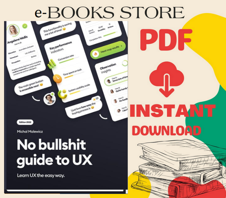 No Bullshit Guide To UX Michal Malewicz (PDF File Format EBooks ...