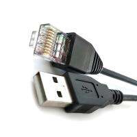 USB To RJ50 Console Cable AP9827 for APC Smart UPS 940-0127B 940-127C 940-0127E with Molded Strain Relief Boot