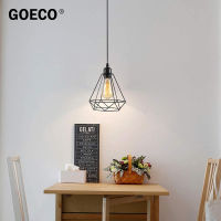 Simple Metal Cage Pendant Light, Industrial Retro Pendant Lamp, Hanging Lamp for Dining room Kitchen island Lighting, 220V, E27