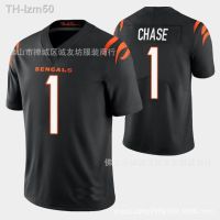 เสื้อฟุตบอล NFL Bengals 1 Black เสื้อเจอร์ซีย์ JaMarr Chase