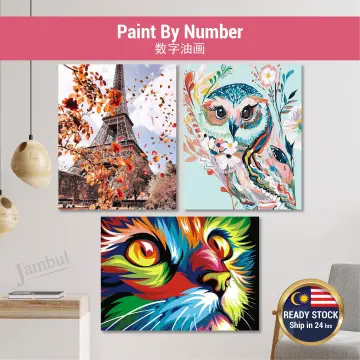 GATYZTORY Paint By Numbers Christmas Paint By Numbers Adult Winter