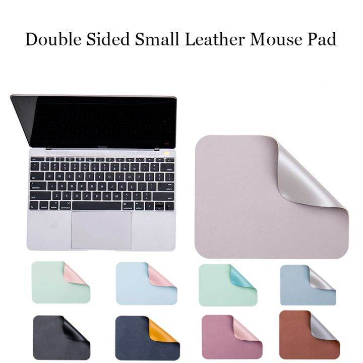 【hot】 New Universal Small mouse mat Desktop Leather Mouse Pad