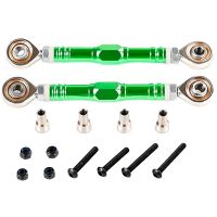 CNC Metal Tie Pull Rod Set for 1/5 HPI KM ROVAN BAJA 5B 5T 5SC SS Rc Car Toys Accessories Green