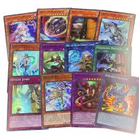 SDFSF In English Collect การ์ดของเล่น Yu Gi Oh Card เงางามการ์ดตัวละครการ์ดแข่งขันดวลบนดาดฟ้าเกมสวนสนุกโซลิแทร์เกมบัตรโฮโลแกรมการ์ดแข่งขัน Yugioh การ์ดเทรด