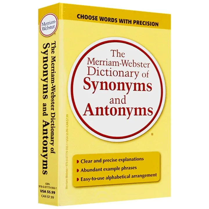 The Merriam ster Dictionary of Synonyms and Antonyms The Merriam