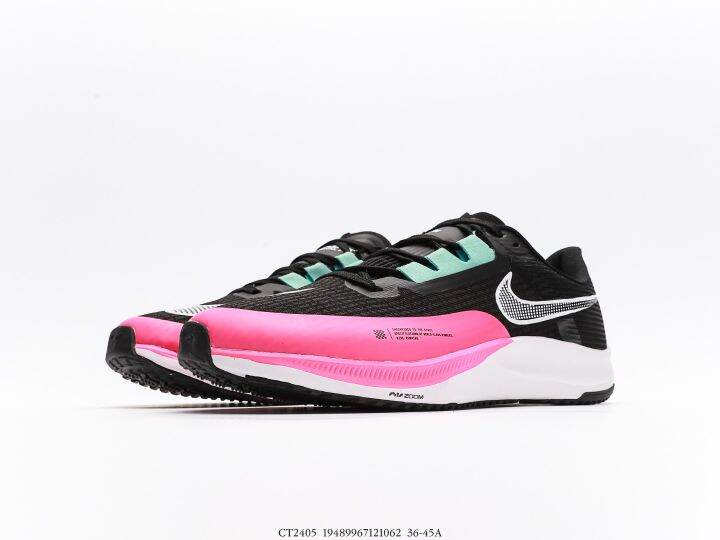 รองเท้าผ้าใบniike-air-zoom-alphafly-next-black-pink-อุปกรณ์ครบเซ็ต-รองเท้ากีฬา-รองเท้าแฟชั่น-สินค้าพร้อมส่ง