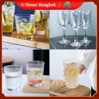 G home แก้ว แก้วน้ำดื่ม แก้วใส แก้วมีลาย จับถนัดมือ แบบหนา แก้วน้ำใส แก้วมีลวดลาย หลายแบบ GLASS ของแท้จากโรงงาน (ชุดละ 6 ใบ) พร้อมส่ง