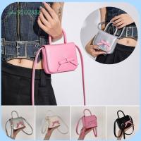 โบว์กระเป๋าทรงสี่เหลี่ยมขนาดเล็ก JHA9202888สำหรับเด็กผู้หญิง Dompet Koin กระเป๋า Crossbody ตัดกัน