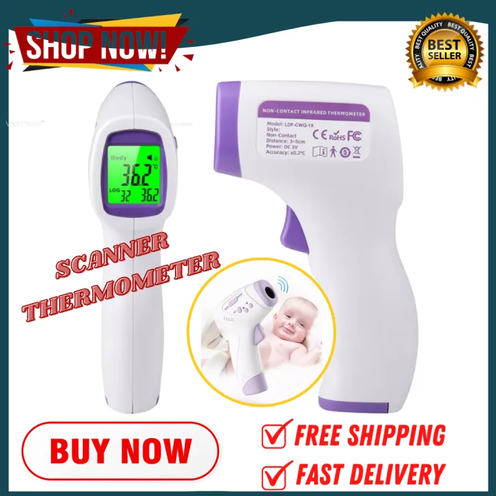 HIGH QUALITY Infrared Forehead Thermometer Noncontact Digital Thermal