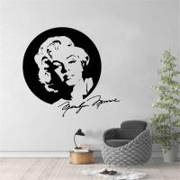 Modern Marilyn Monroe Waterproof Wall Stickers Home Decor Waterproof Wall Decals Decor Wall Decals Wall Stickers  Decals