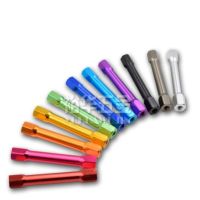 10pcs/lot M3 double hex thread colourful aluminum spacer standoff m3x15/20/25/30/35/37/40/45/50