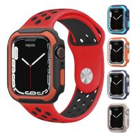 ZZOOI Protector for Apple Watch Case 41mm 45mm 40mm 44mm Series 8 7 SE 4 5 6 Silicone Soft Flexible TPU Bumper Cover for iWatch Case