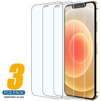 3ชิ้นกระจกนิรภัยสำหรับ iPhone 13 12 11 Pro Max 13 12ปกป้องหน้าจอสำหรับขนาดเล็ก iPhone XR XS Max X SE 2020 7 8 6S Plus 6แก้ว