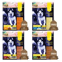 PET8 SASAMI STICK 400g สติ๊กไก่นิ่ม 4รส ขายดี สำหรับสุนัขทุกสายพันธุ์