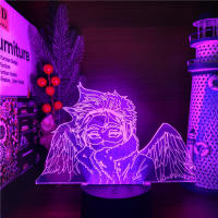 Boku no Hero Academia Hawks Acrylic 3D Night Light Anime LED Color Changing Nightlight Kids Bedroom Decoration Light Xmas Gifts