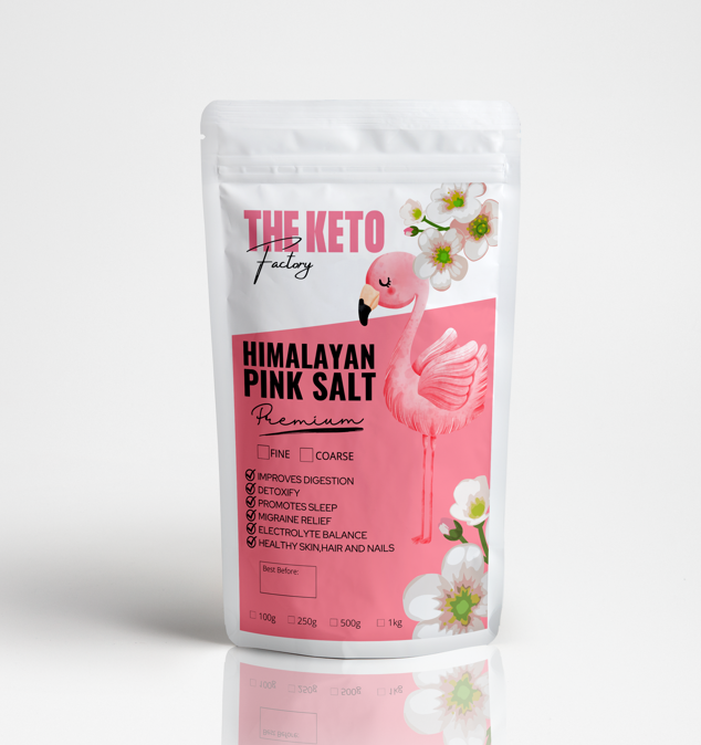 The Keto Factory Pink Himalayan Salt Keto / Low Carb Organic Edible
