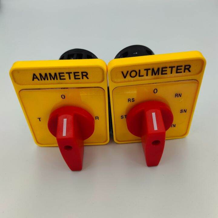VOLTMETER/AMMETER SELECTOR SWITCH โวลท์มิเตอร์/แอมป์มิเตอร์ ซีเล็คเตอร์