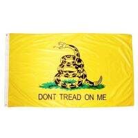 johnin 90X150cm dont tread on me Tea Party Rattle Snake gadsden flag