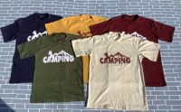 เสื้อยืดวินเทจ คอฟิต Camping