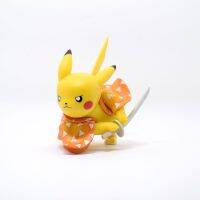 ดาบผีเคลื่อนไหวของฉัน Shanyi Pikachu รุ่น Q ทำด้วยมือโมเดลของเล่นกล่อง