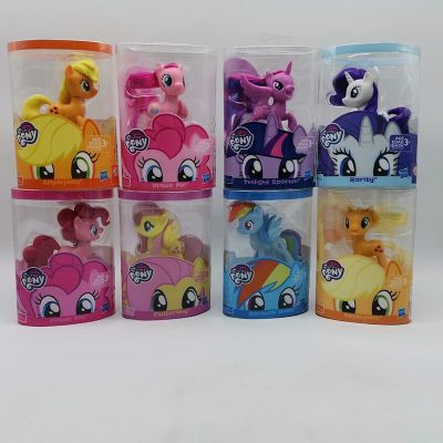 【ผู้ขายซื่อสัตย์】 Hasbro อนิเมะฉบับแฟนโพนี่น้อยของฉันชุดแฟนน่ารักทไวไลท์ประกายแวววาว Equestria ชุดเล็กตุ๊กตาของขวัญวันเกิดของเล่นเด็กหญิงเด็กผู้ชาย