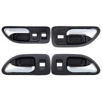 8X Car Door Handles Chrome Interior Inside Inner Front Rear Driver Passenger Side For Honda Accord 1994-1997