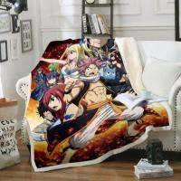 Fairy tail 3D Print Fleece Blanket bed bed spread Sherpa blanket