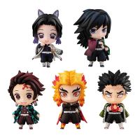 Demon Slayer Kimetsu no Yaiba Tanjiro with Hashira Mascot Set A (Set of 5) Pillars โมเดลฟิกเกอร์แท้ ดาบพิฆาตอสูร กาชาปอง