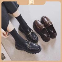 COD DSGRTYRTUTYIY Thick-soled loafers women s single shoes small leather shoes JK uniform shoes 2021 fall new British style retro students