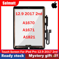 Salmatt ต้นฉบับ12.9นิ้ว iPad Pro 12.9หน้าจอสัมผัสสำหรับ (2017) อะไหล่ชุดประกอบหน้าจอสัมผัส A1821 A1671 2nd (เฉพาะหน้าจอสัมผัสของ iPad เท่านั้นไม่หน้าจอ LCD)