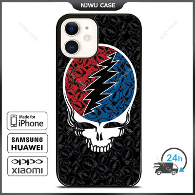 Grateful Dead Face Phone Case for iPhone 14 Pro Max / iPhone 13 Pro Max / iPhone 12 Pro Max / XS Max / Samsung Galaxy Note 10 Plus / S22 Ultra / S21 Plus Anti-fall Protective Case Cover