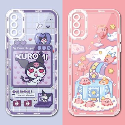 Kirby Kuromi Soft Phone Case for Samsung Galaxy A53 A73 A13 A51 A71 A04 A04S A04E A14 A34 A54 A13 A23 A33 Clear Silicone Cover Phone Cases