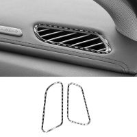 ✳ Carbon Fiber Dashboard Side Air Outlet Vent Cover Trim For Cadillac XTS 2013-2018 Accessories