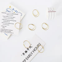 TUTU factory supply 20pcslot 19x25mm kawaii Baby fat paper clips gold available large wide paper clips on Promotion H0495
