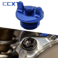 รถจักรยานยนต์ CNC กรองน้ำมันหมวกน้ำมันเสียบสำหรับ Yamaha YZ YZ250F YZ450F YZ250FX WR250F 2010-2018วิบากจักรยานสกปรกชิ้นส่วนสากล