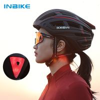 INBIKE หมวกกันน็อคจักรยานเสือภูเขาสำหรับผู้ชาย,สำหรับการขี่จักรยานหมวกกันน็อคเบาพิเศษหมวกนิรภัยสำหรับจักรยานขี่จักรยานเสือหมอบเสือภูเขาพร้อมแว่นตาอุปกรณ์เสริมไฟท้าย