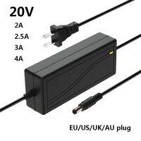 อะแดปเตอร์แปลงอะแดปเตอร์20V4A 20V3A 20V2.5A 20V2A 5.5*2.5มม. 5.5*2.1มม. 20โวลต์อะแดปเตอร์จ่ายไฟ DC ไฟกระแสสลับ4A 3A 2A 2.5A 20V