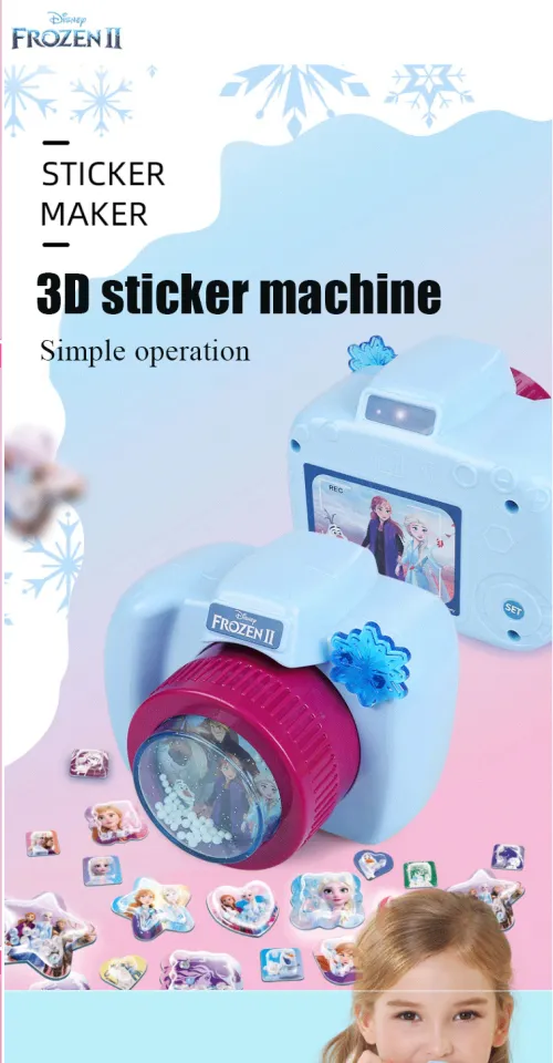 Frozen 3D Girls Handmade Sticker Maker Machine Magic Stickers Set Kids