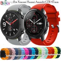 For xiaomi Huami Amazfit GTR 47mm 22mm silicone smart watchband For Huawei watch GT 46MM strap Replacement wristband bracelet