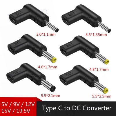 USB C PD to DC Power Connector Universal 5V 9V 12V 15V 19V TypeC to DC Jack Plug Charge Adapter Converter for Router Tablet Fan  Wires Leads Adapters