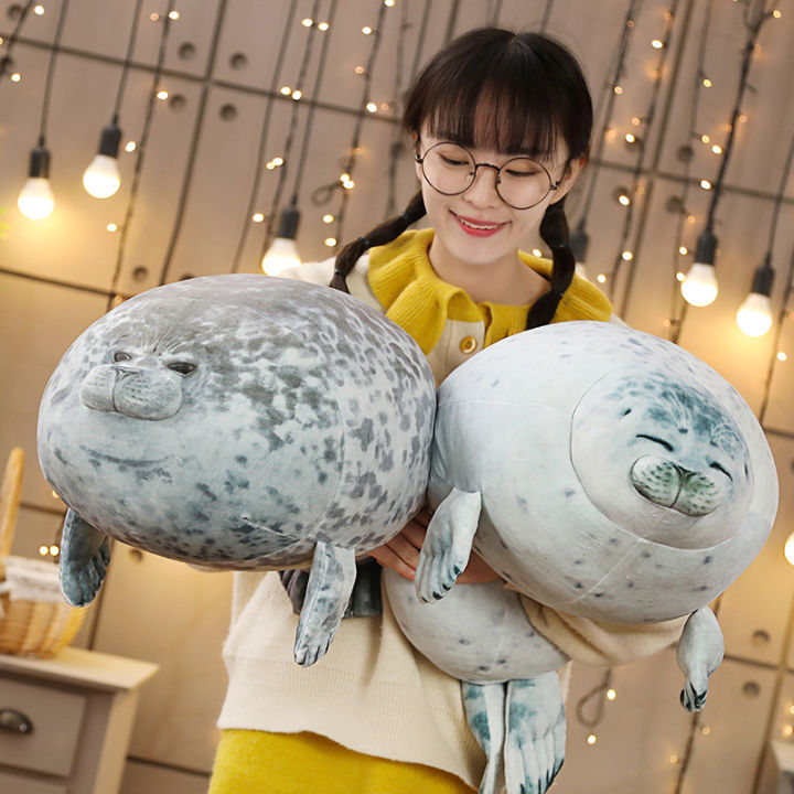 30-80cm-simulated-seal-plush-toy-white-phocidae-grey-soft-aquatic-stuffed-animal-doll-kids-gift-304060cm
