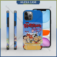 The Flintstones เคสโทรศัพท์สำหรับ iPhone 14 Pro Max / iPhone 13 Pro Max / iPhone 12 Pro Max / iPhone 11 Pro Max / XS Max / iPhone 8 Plus / iPhone 7 plus ฝาครอบเคสป้องกันหนังแกะป้องกันการตก URAMLQ