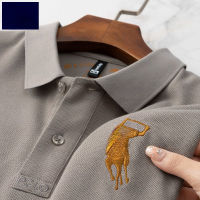 [IN STOCK] Fast Deliverypa~Paul Authentic 2023 Summer New Heavy Duty Cotton Large Horse Embroidered POLO Shirt Polo Collar Breathable and Comfortable Mens T