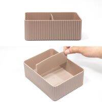 【jw】♙  2 Makeup Storage Plastic Office Desktop Sundries Organizer Closet Bin Holder