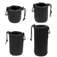 Waterproof Soft Neoprene Camera Lens Pouch Bag Drawstring Protector Case