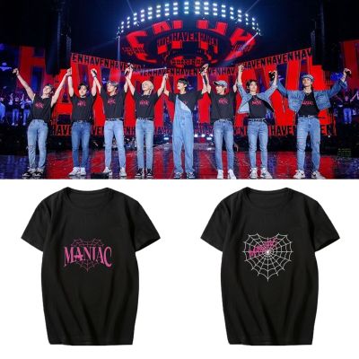 Stray Kids t shirts SKZ  MANIAC Tour Same t-shirt Cotton Premium Quality Kpop Fans tees